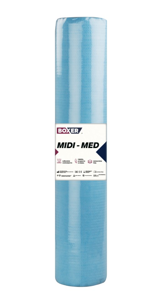 MIDI-MED Unterlage 50cm x 50m Blau